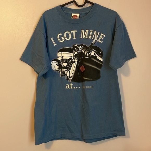 Harley-Davidson Other - Harley Davidson Motorcycles Vintage Blue Rock Hill, SC Graphic T-shirt size M